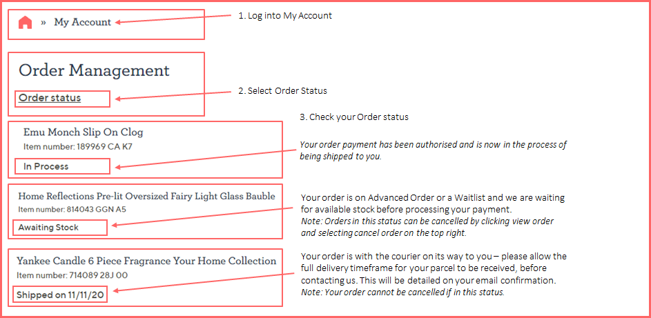 How To View Your Orders  